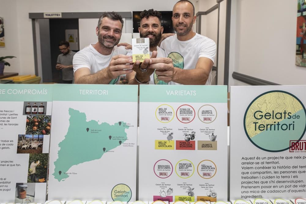 El cuiner Marc Ribas presenta a Tossa la seva nova línia de gelats