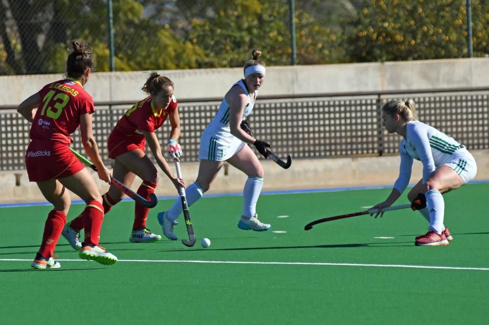 Selección española femenina de hockey en Murcia