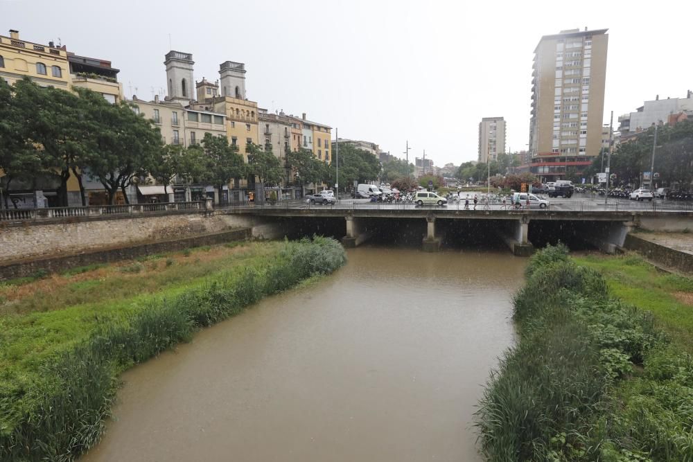 Pluja a Girona.