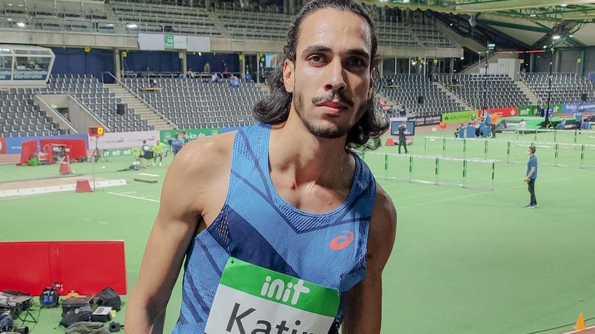 Mohamed Katir, tras destrozar el crono en Karlsruhe
