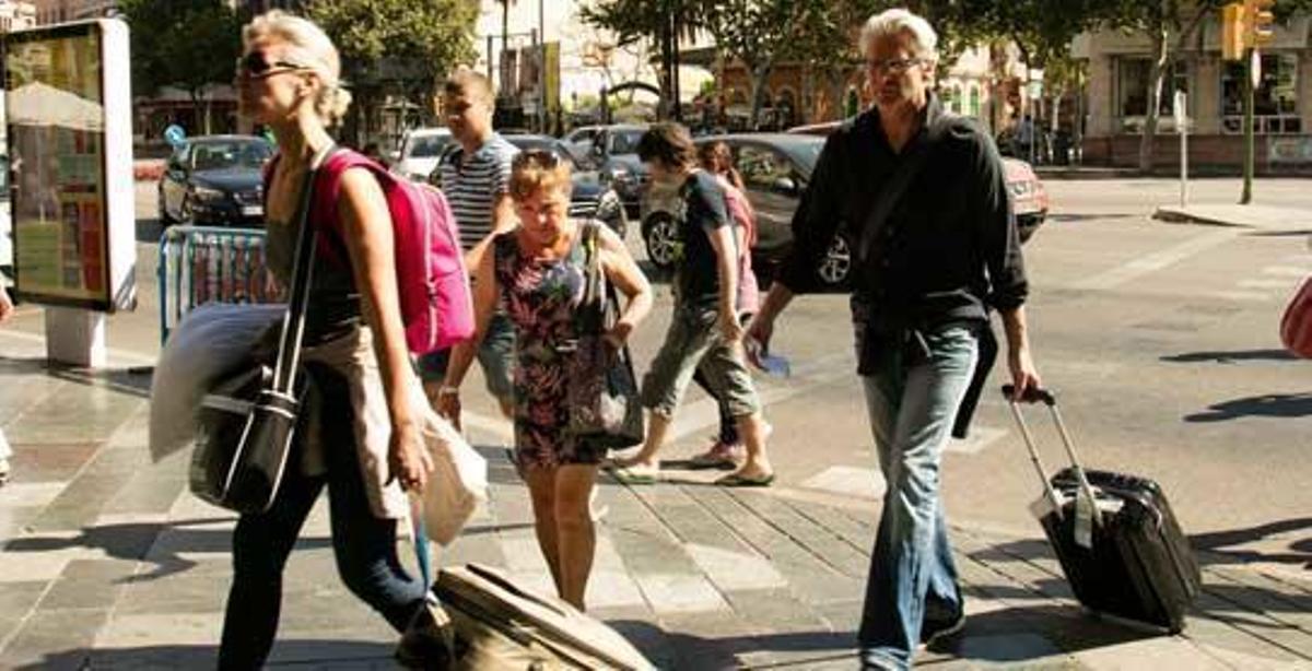 Urlauber auf Mallorca