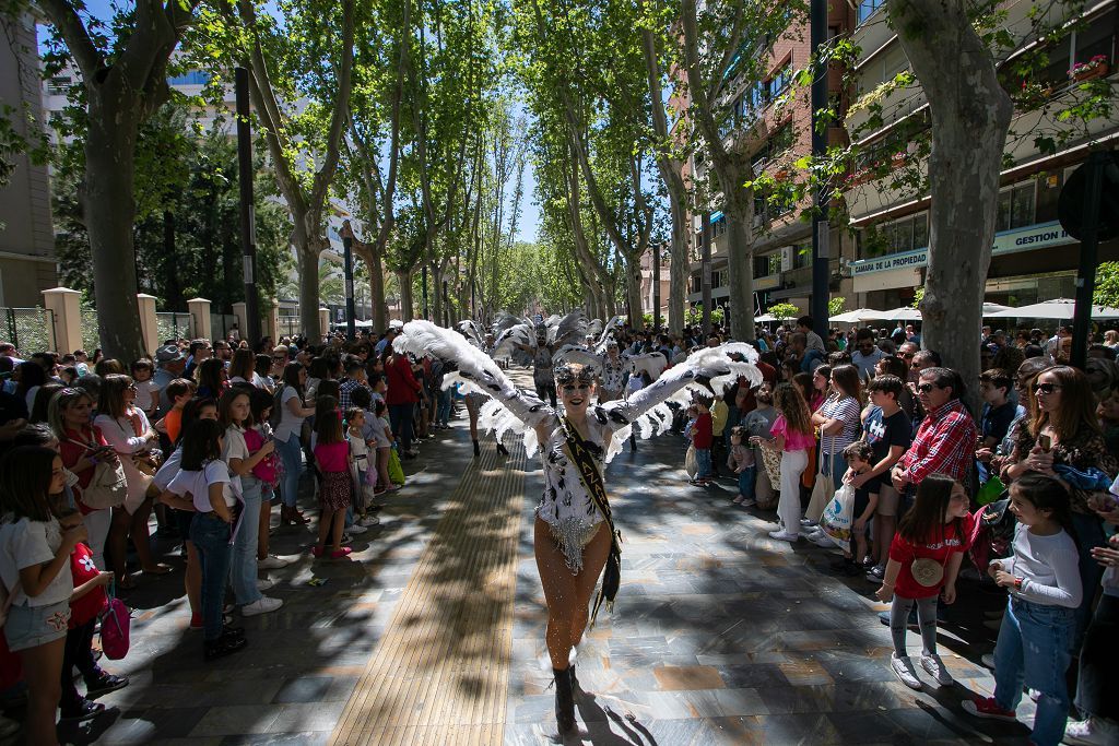 Entierro de la Sardina: ambiente en las calles de Murcia y desfiles de la mañana