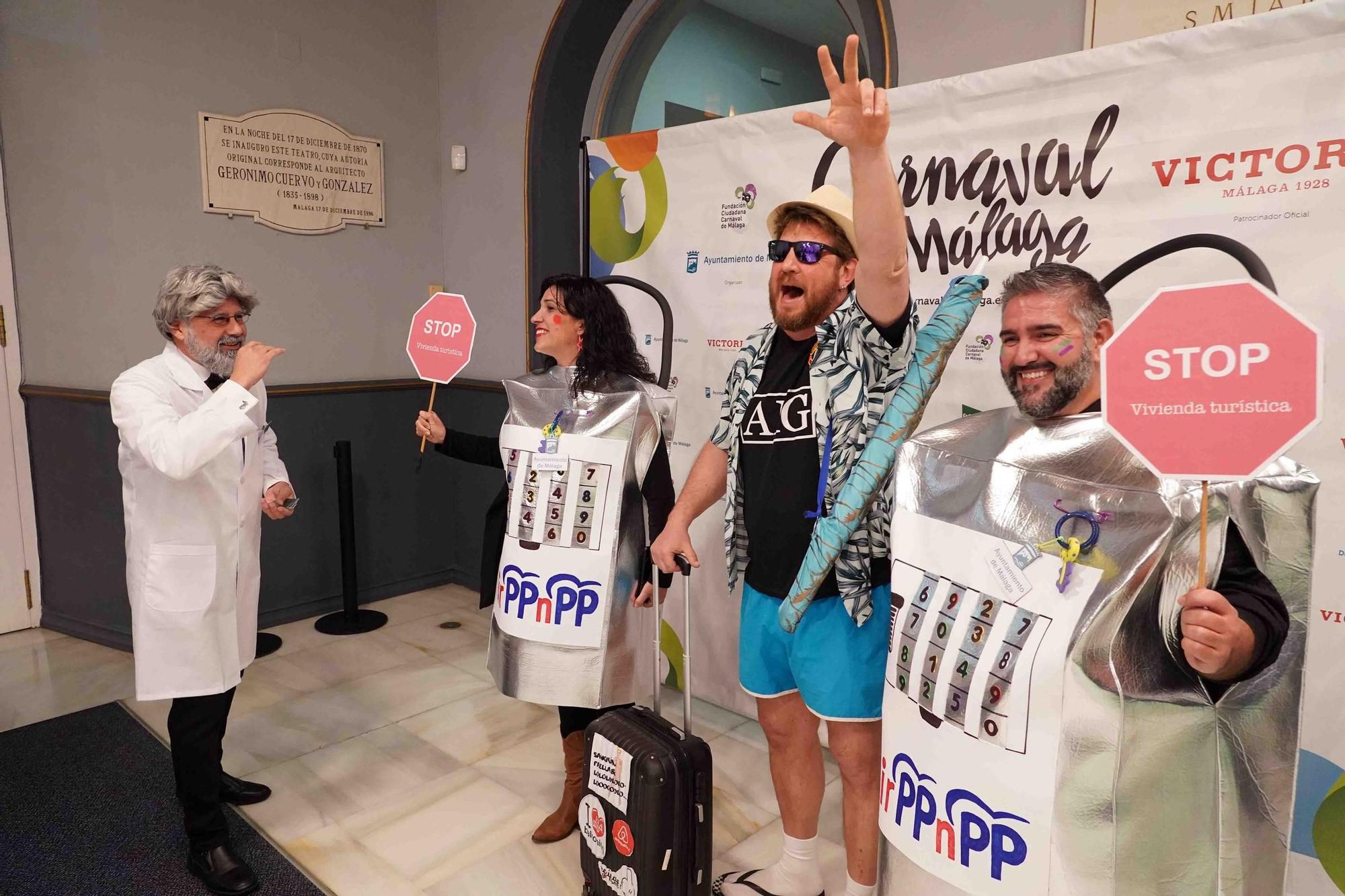 Los disfraces de la final de COAC del Carnaval de Málaga de 2024