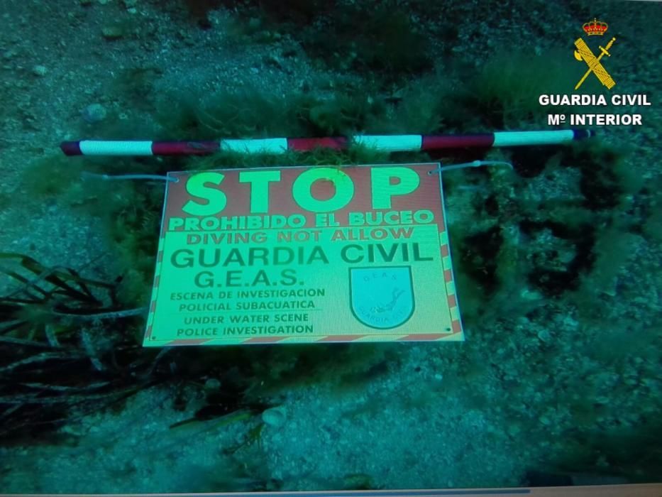 Prohíben el buceo en Tabarca tras hallar una carga de profundidad de la Segunda Guerra Mundial en aguas de Tabarca.
