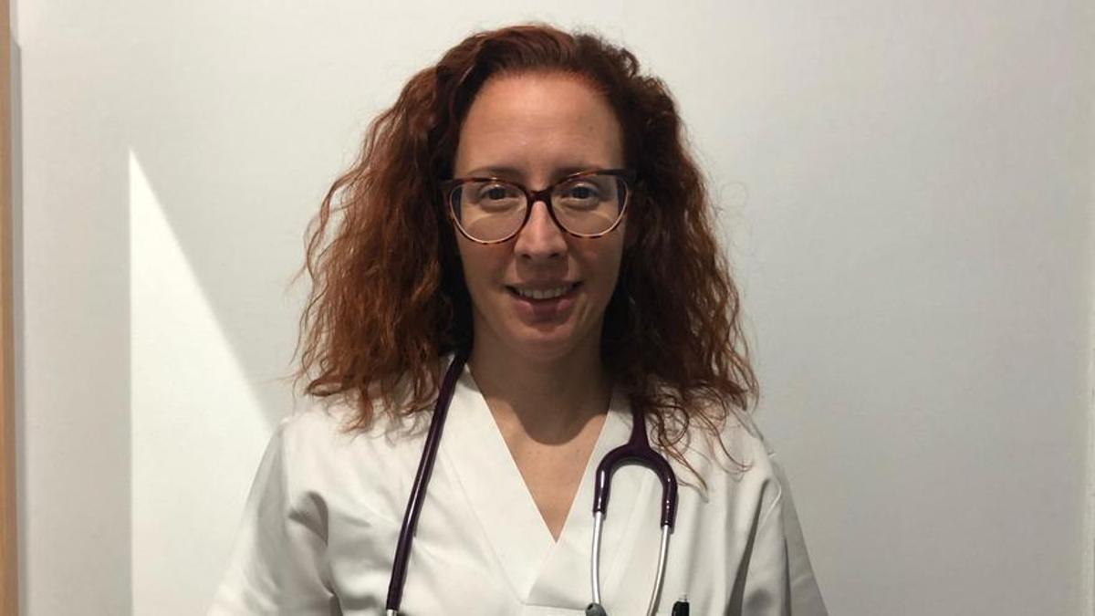 María Chamón, doctora que está de baja desde que le comunicaron su traslado a las urgencias extrahospitalarias de Leganés.