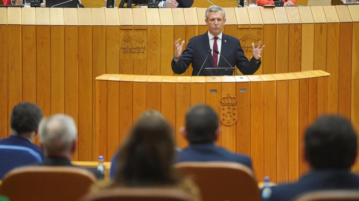 Rueda es investido presidente con el rechazo de BNG y PSOE y la abstención de DO