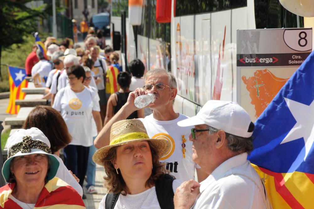 Macrogaleria de la Diada a Berga