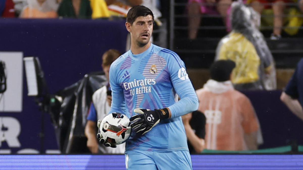 Courtois quitó importancia a la victoria del Barça en el Clásico