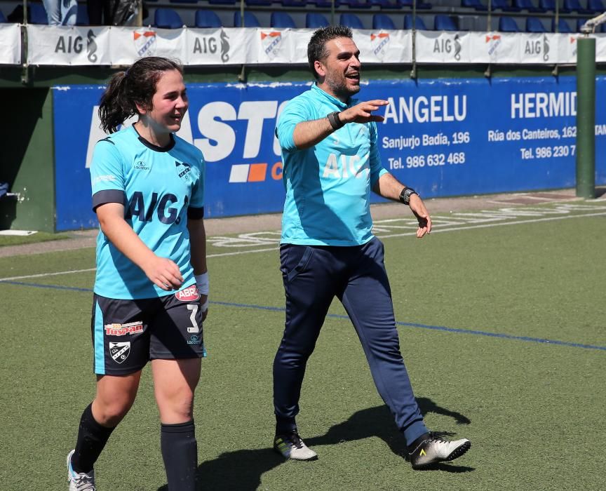 Las viguesas ganan al Victoria FC y confirman su ascenso como mejor quinto clasificado de la categoría.