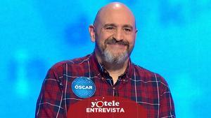 Óscar Díaz, ganador del último bote de Pasapalabra