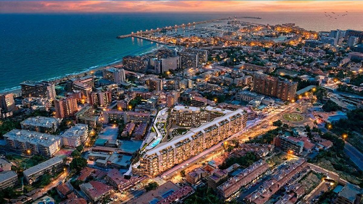 El Grupo Abu levantará 353 viviendas de lujo en pleno centro de Torremolinos