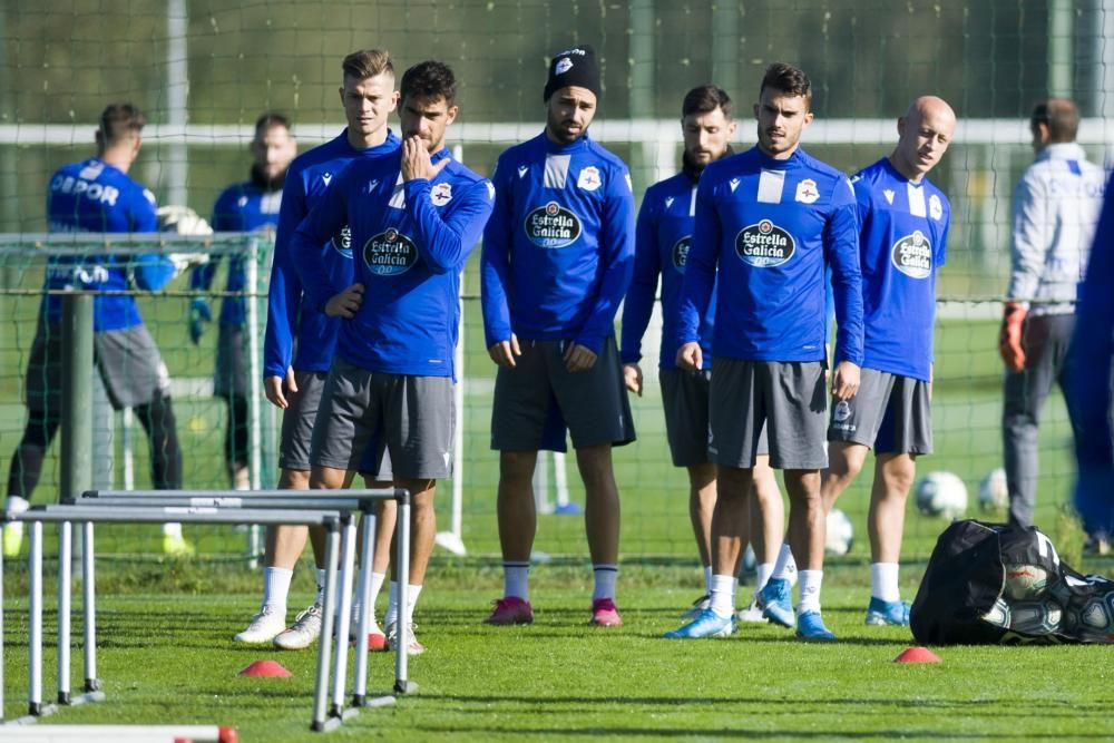 La plantilla deportivista regresa a los entrenamientos para comenzar a preparar la visita al Racing de Santander del próximo sábado.