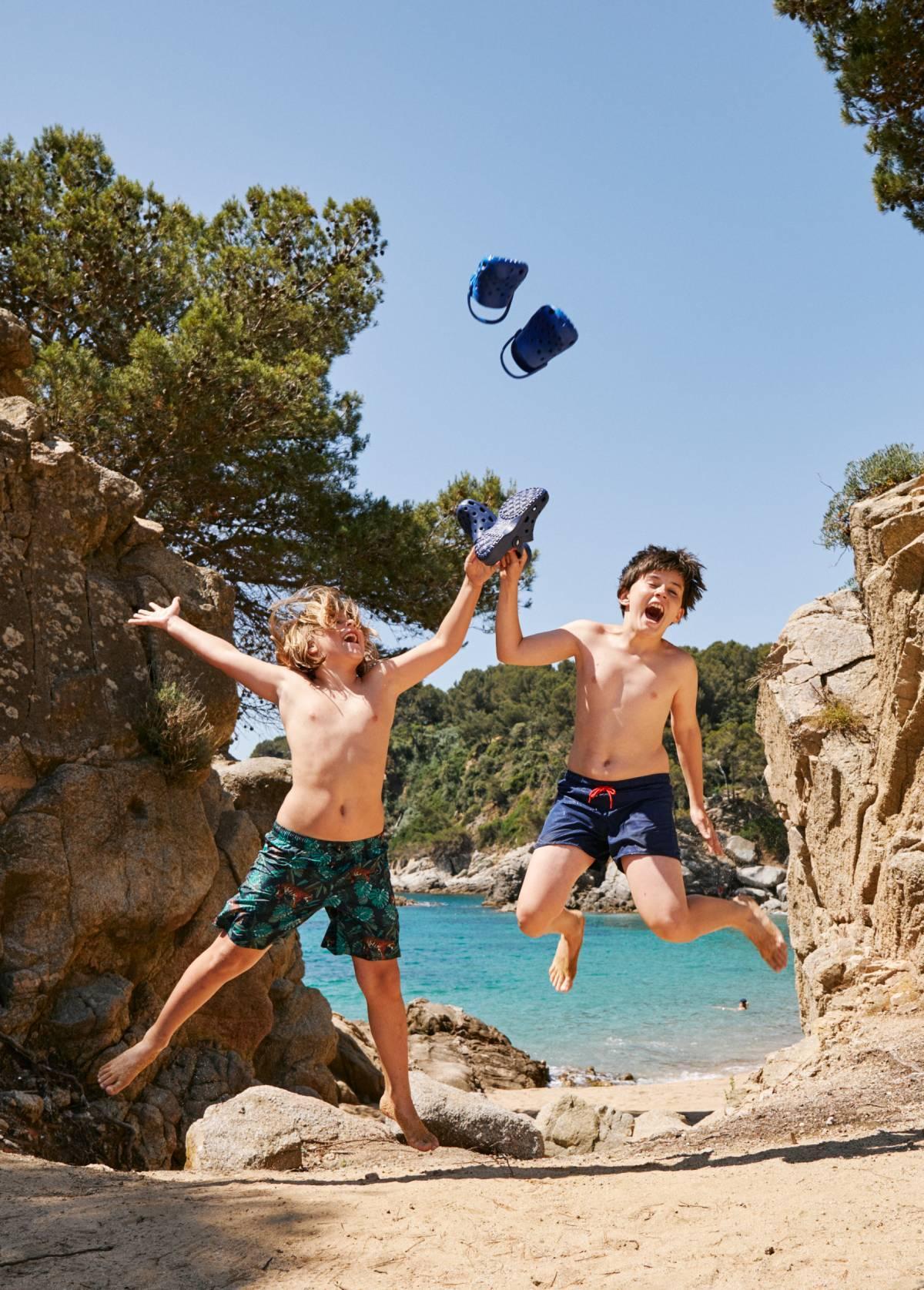 Vacaciones en familia en la costa de Lloret de Mar.