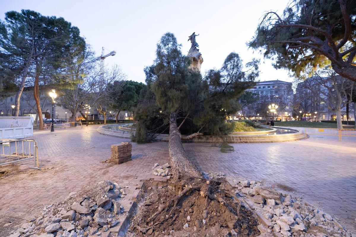 La zona se encuentra vallada y no hay que lamentar daños personales.