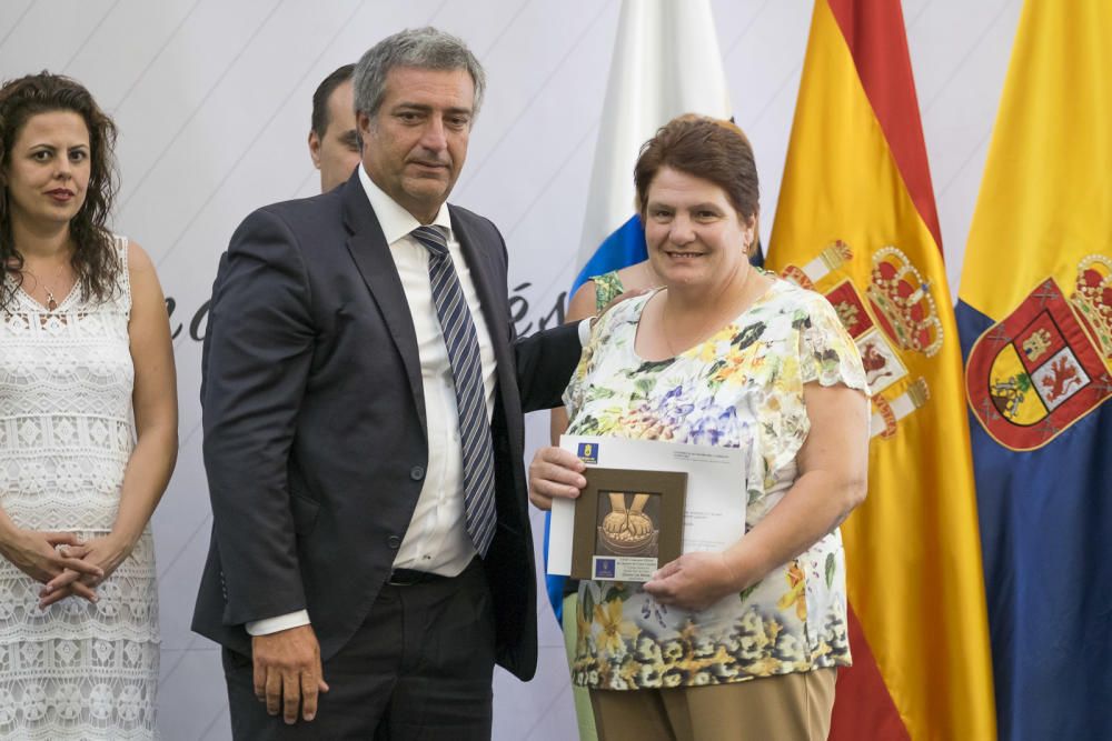 Entrega de premios a los mejores quesos y vinos de Gran Canaria