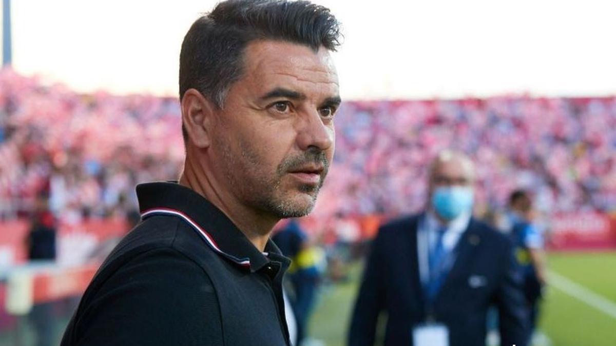 Míchel, entrenador del Girona FC