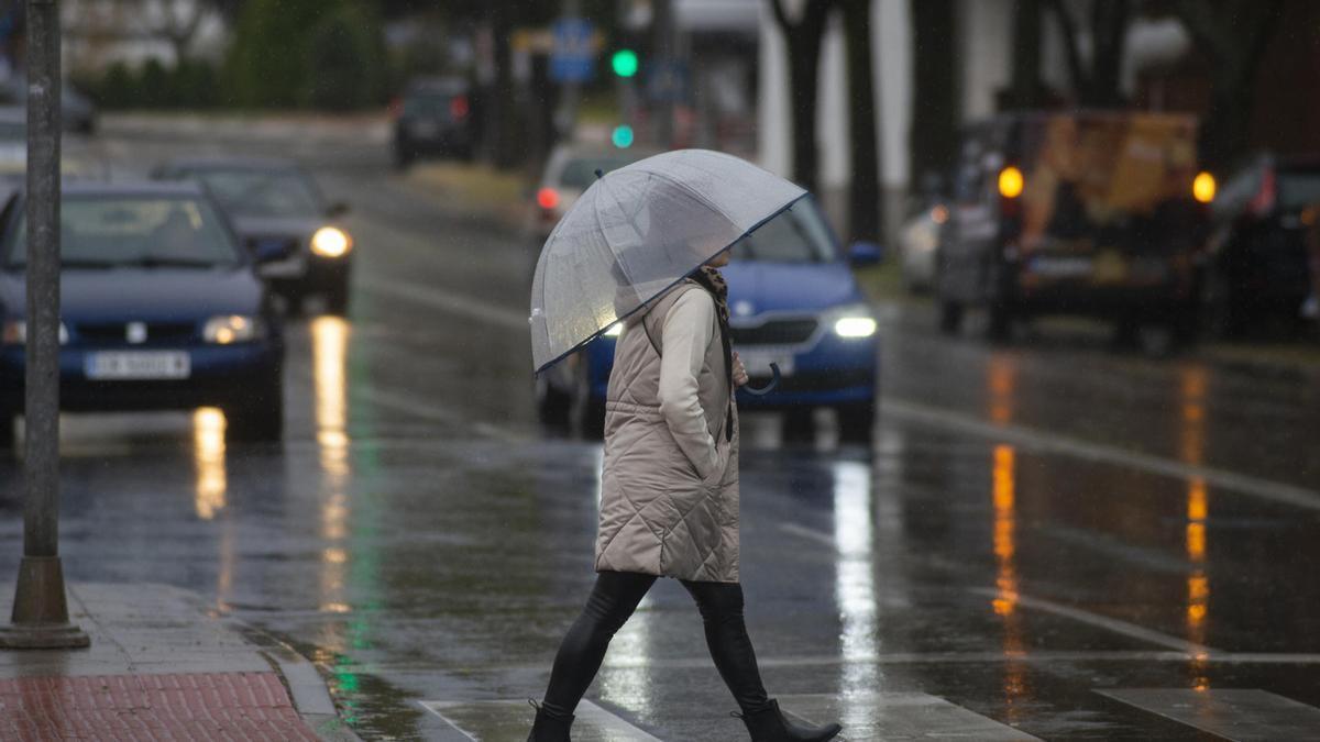 La borrasca Celine pone en alerta a Extremadura por lluvia.