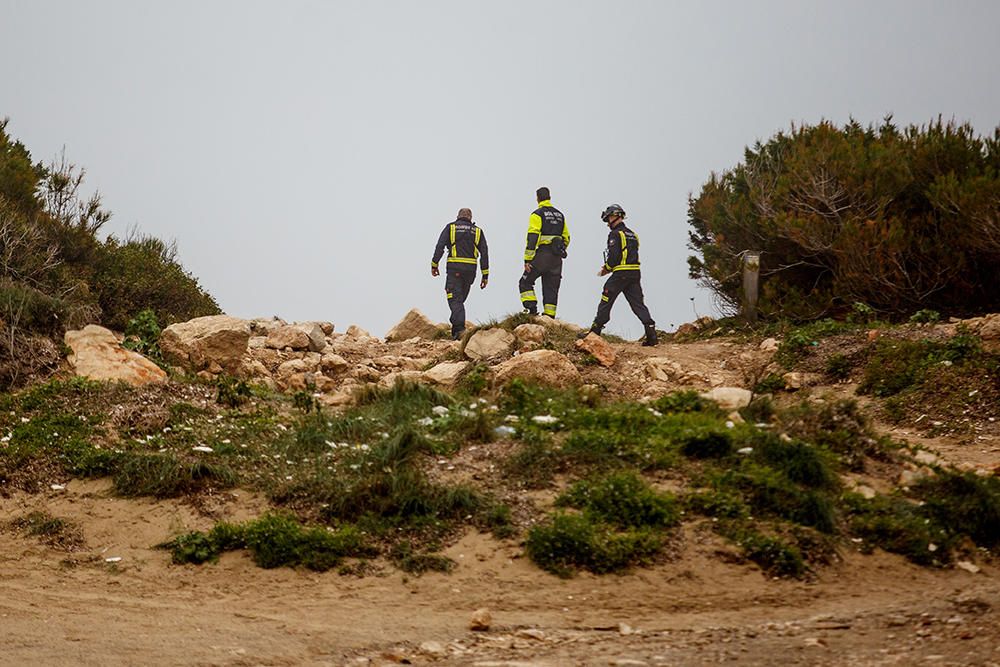 Operativo de búsqueda de un joven en Portinatx