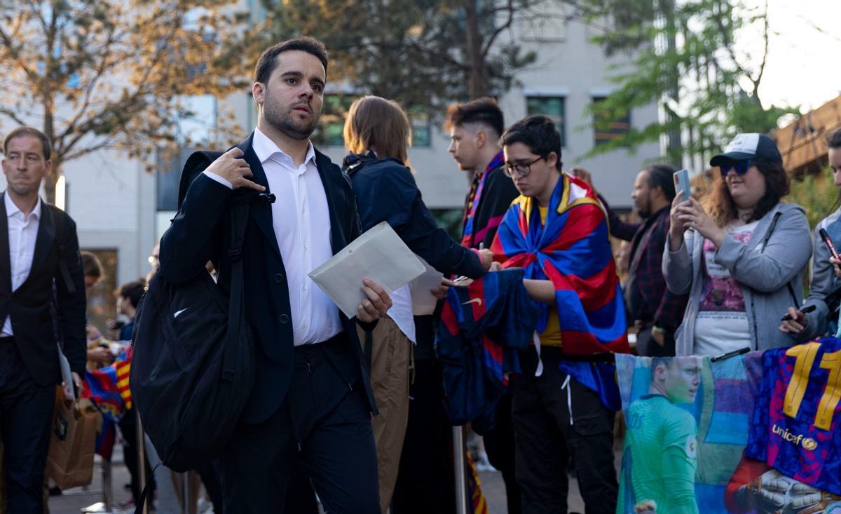 Así fue la llegada a Eindhoven del FC Barcelona
