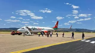 Aterriza en Córdoba el vuelo de Basilea y el aeropuerto se prepara para el despegue a Palma