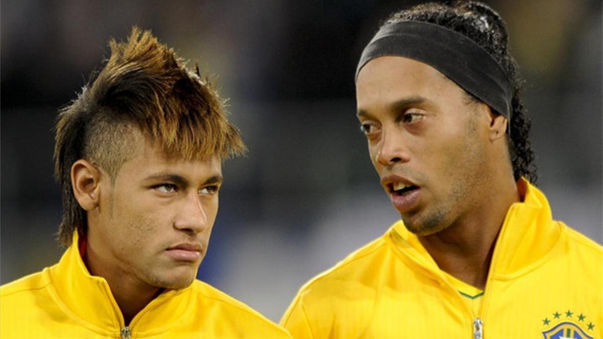 Neymar y Ronaldinho compartieron selección