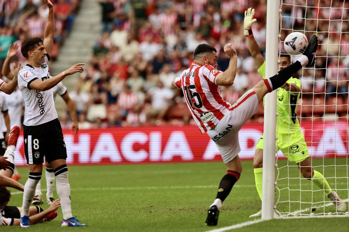 Así fue el partido entre el Sporting y el Burgos Así fue el partido entre el Sporting y el Burgos