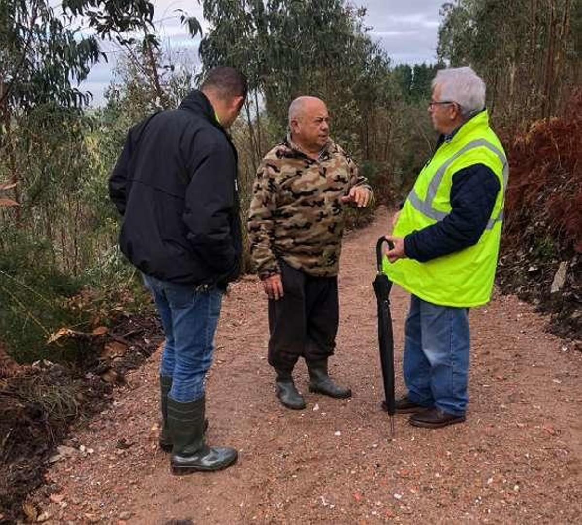 Obras en el camino de Monterriundo