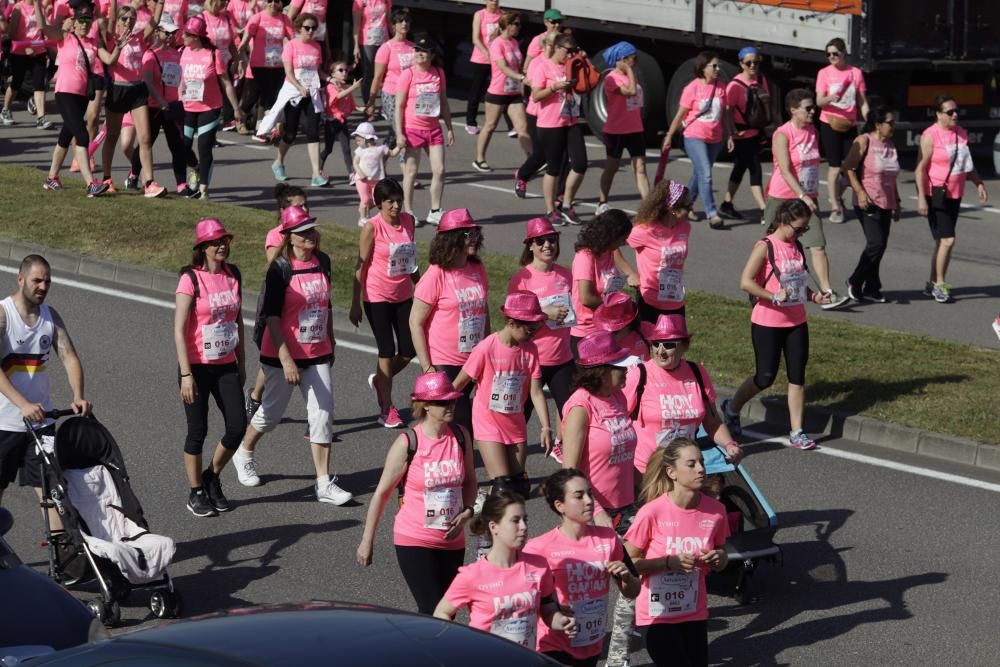 Carrera de la mujer en la zona este de Gijón.