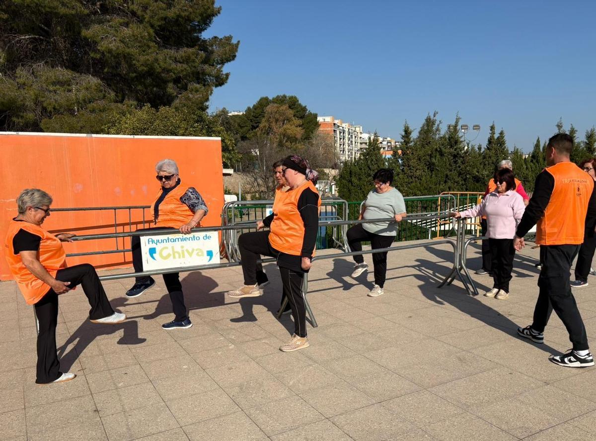Primer encuentro del programa de salud para mayores en Chiva.