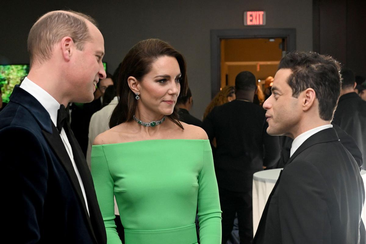 Kate Middleton y el Príncipe Guillermo en una gala benéfica