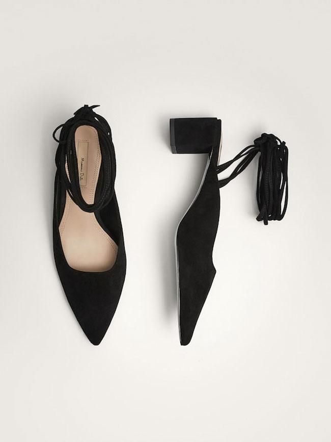 Zapato de tacón con tiras, 49,95 euros