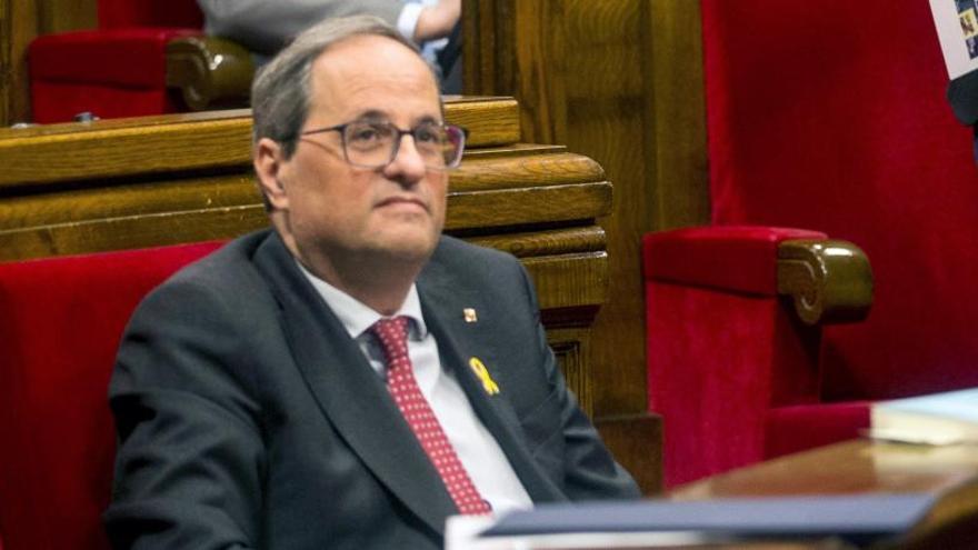 El presidente catalán, Quim Torra.