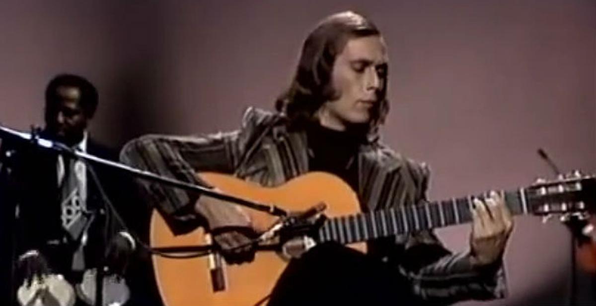 Paco de Lucía interpreta ’Entre dos aguas’, a TVE el 1976.