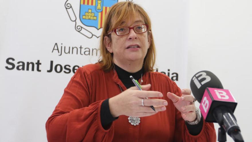 La primera teniente de alcalde de Sant Josep, Paquita Ribas.