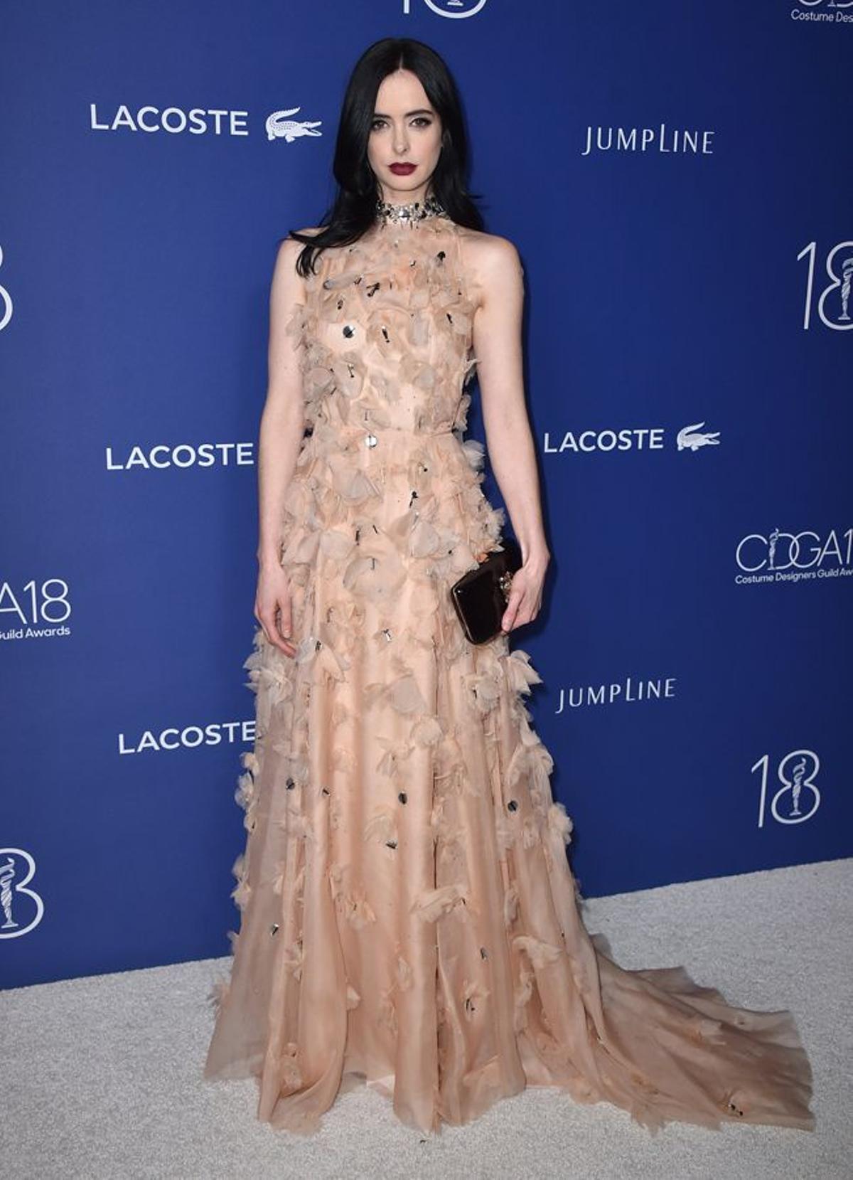 Krysten Ritter en los Costume Designers Guild Awards