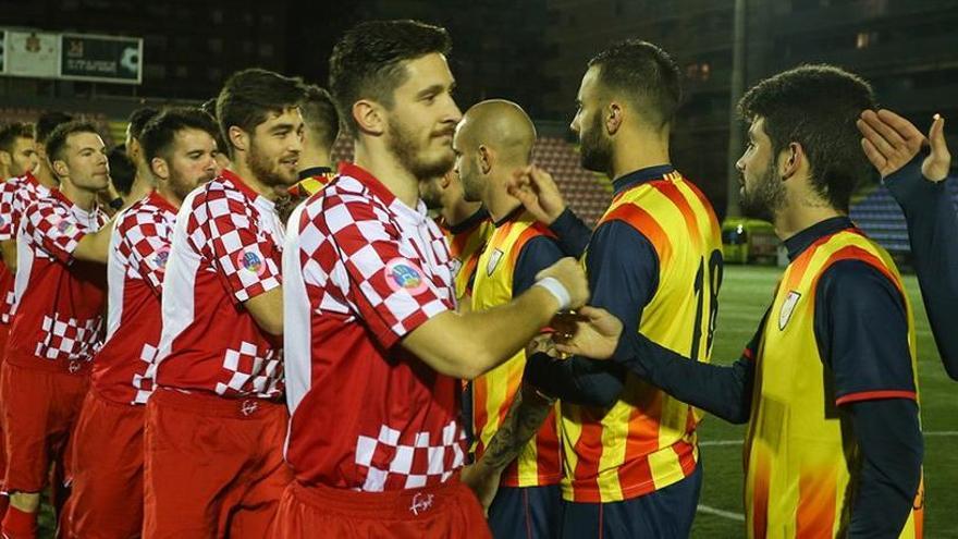 El combinado de Castilla y León, en el partido de ida contra Cataluña (3-1)