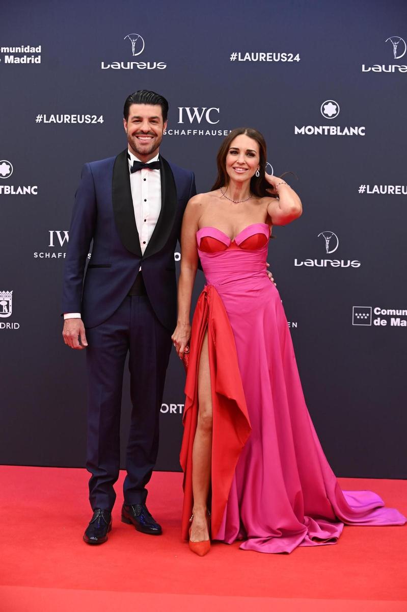 Miguel Torres y Paula Echevarría en los Premios Laureus 2024