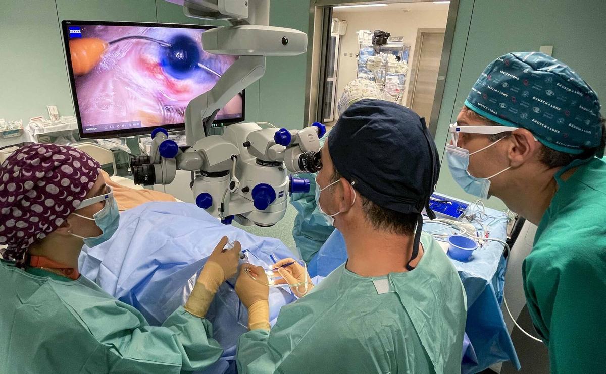 HOSPITAL LA FE . CIRUJANOS . TECNICAS QUIRÚRGICAS CONTRA EL GLAUCOMA . OFTALMÓLOGOS