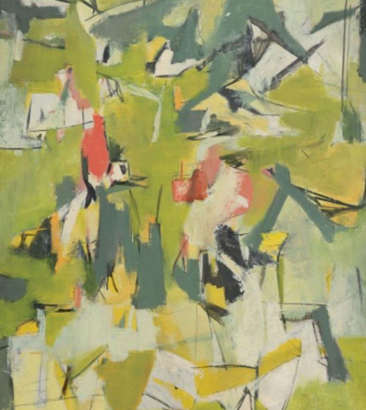 «Divertimento» (hacia 1970), Esteban Vicente.