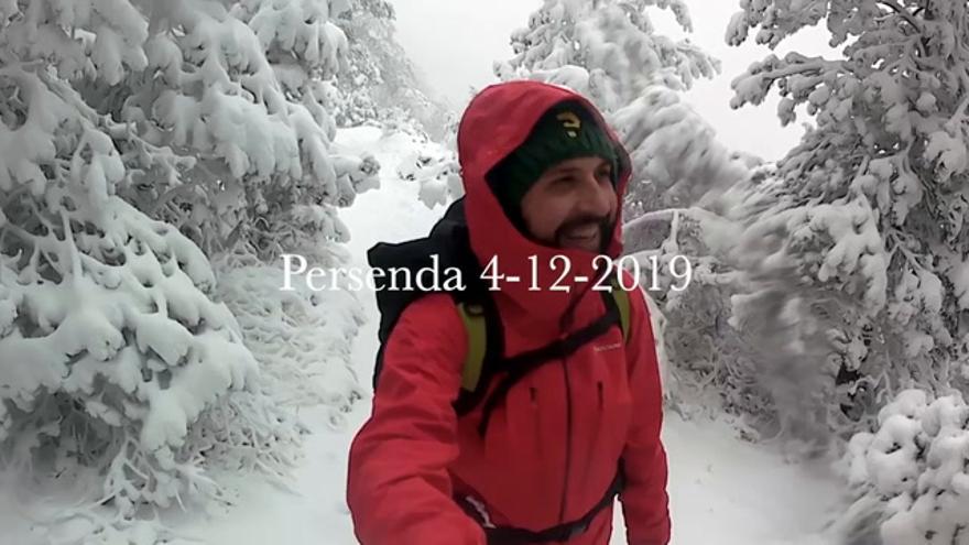 Así de nevado está el Penyagolosa