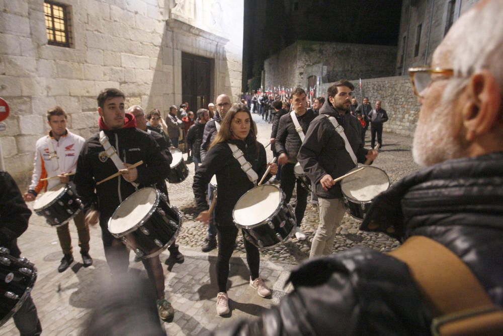 Quatre noies participen en l'assaig dels «titulars» dels Manaies