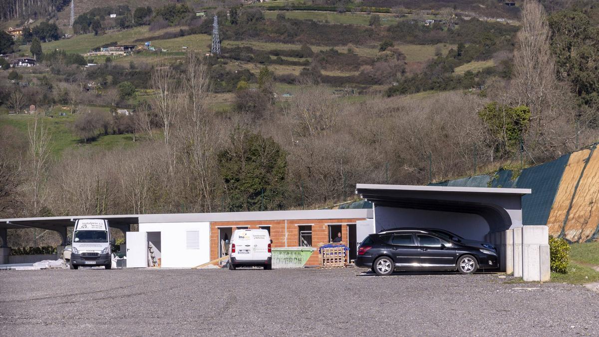Las obras del bar del recinto ferial de La Florida