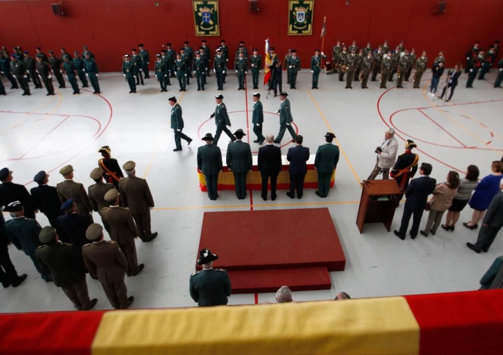 Acto del 173 aniversario de la Fundación de la Guardia Civil en Rubín