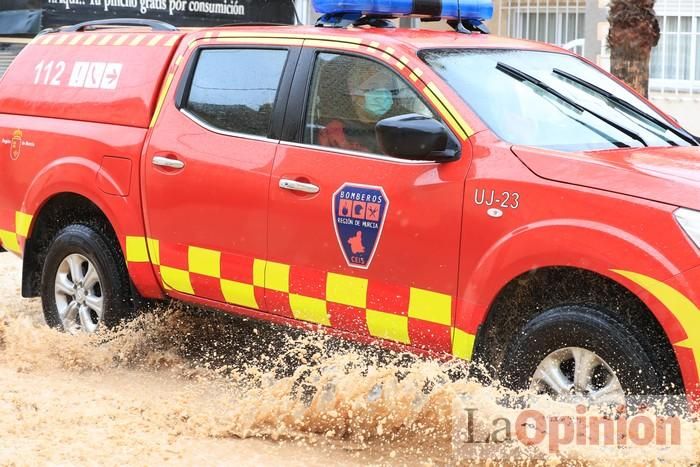 Temporal en Murcia: Los efectos de las lluvias en Los Alcázares y Cartagena