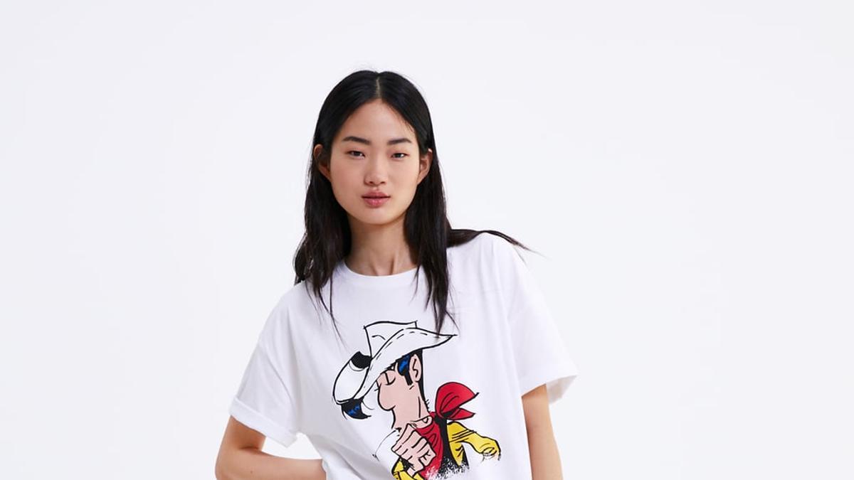 Zara presenta esta camiseta de Lucky Luke