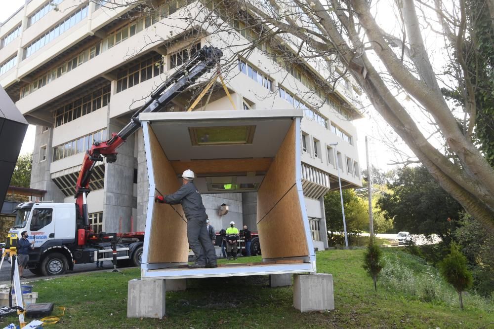 La UDC lanza un prototipo de vivienda plegable