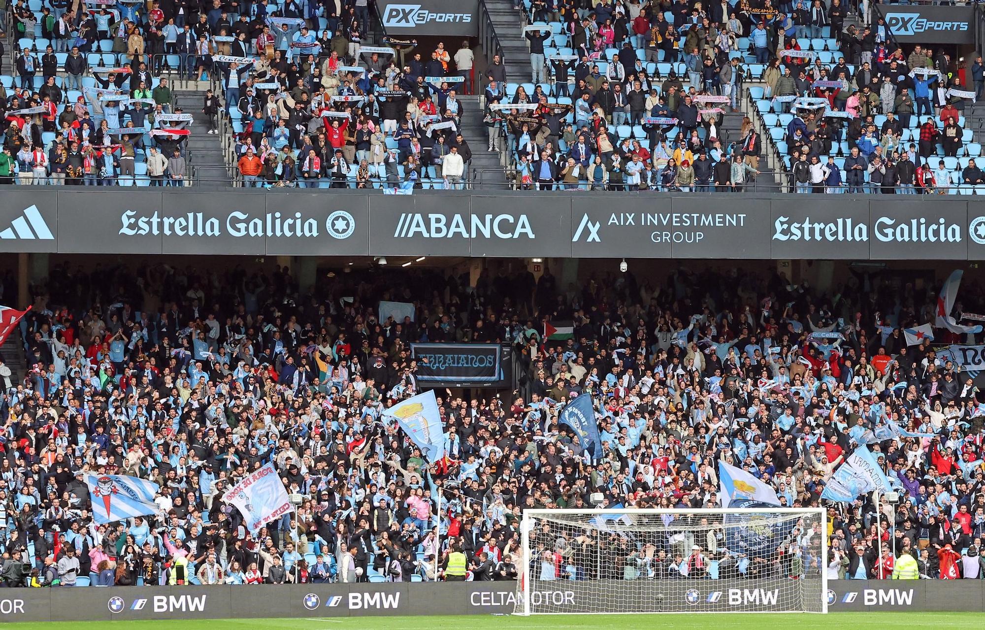 El Celta-Villarreal, en imágenes