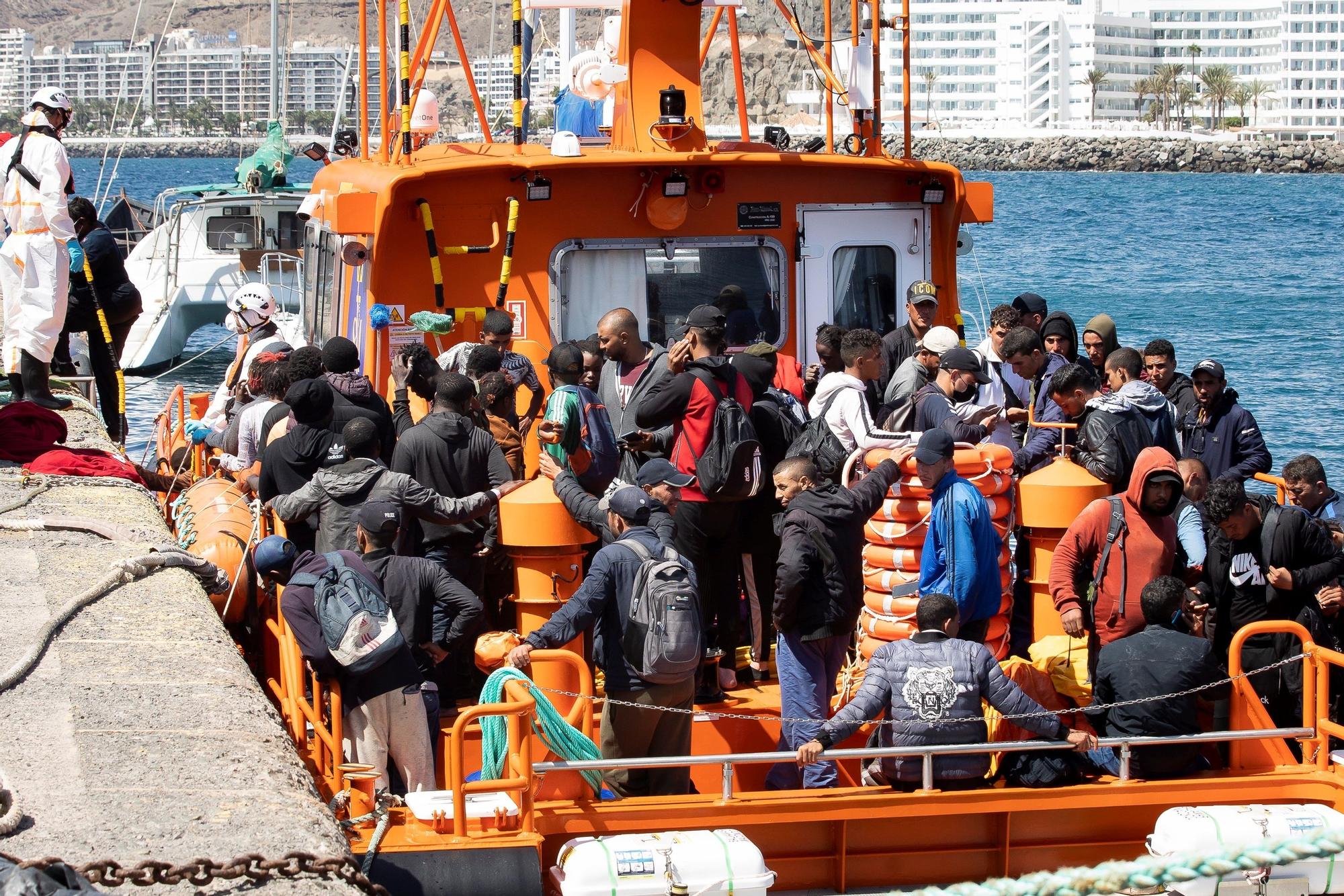 Llegada de migrantes a Gran Canaria