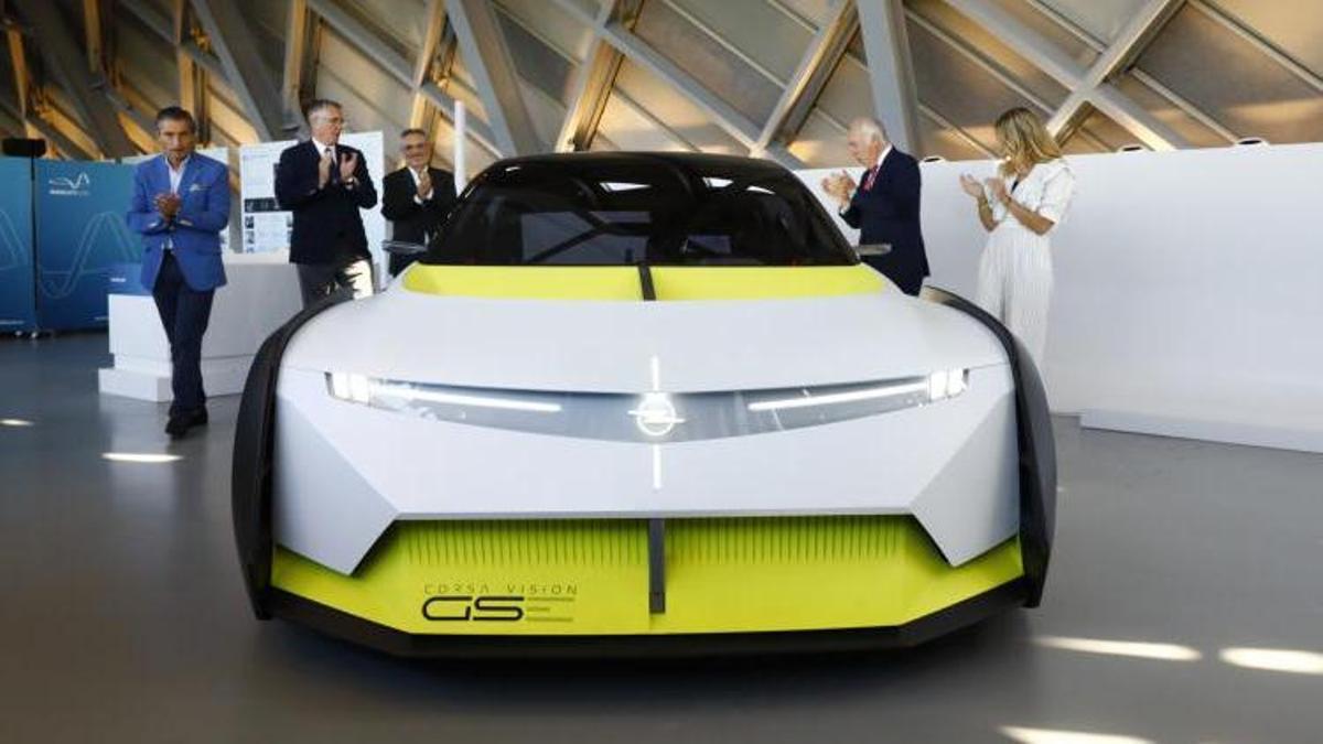 El Opel Corsa GSE, el futurista modelo que fue exhibido hace un año en el Mobility City de Zaragoza.