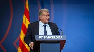 Laporta manda un mensaje al Atleti: "Estamos muy interesados en Julián y nos gustaría que nuestra oferta fuera aceptada"